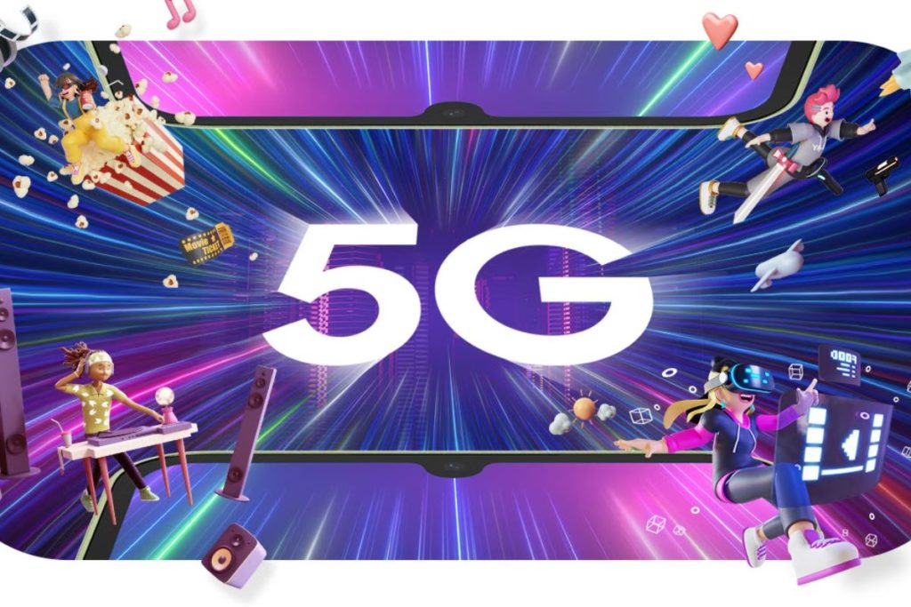 Rede 5G imagem retirada do site da Samsung.