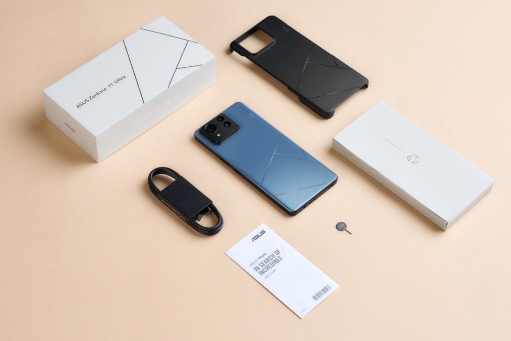 ASUS ZenFone 11 Ultra: itens que vem na caixa.