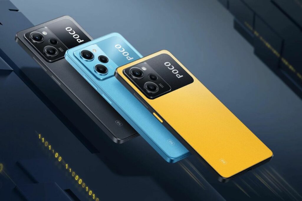Xiaomi Poco X5 Pro 5G: com três cores.