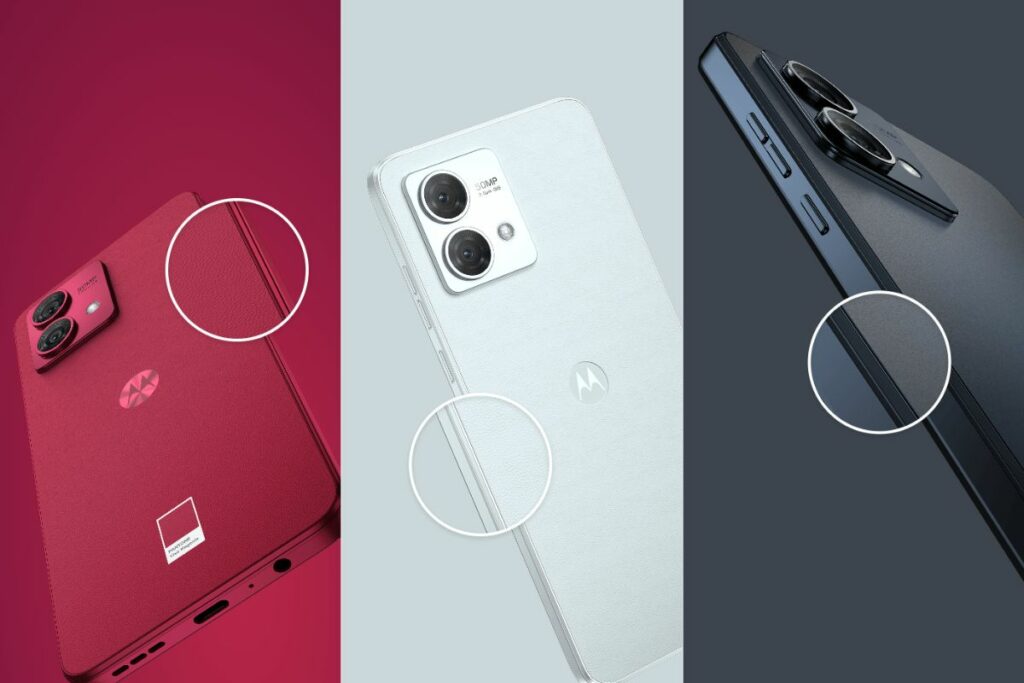 Motorola Moto G84: cores.