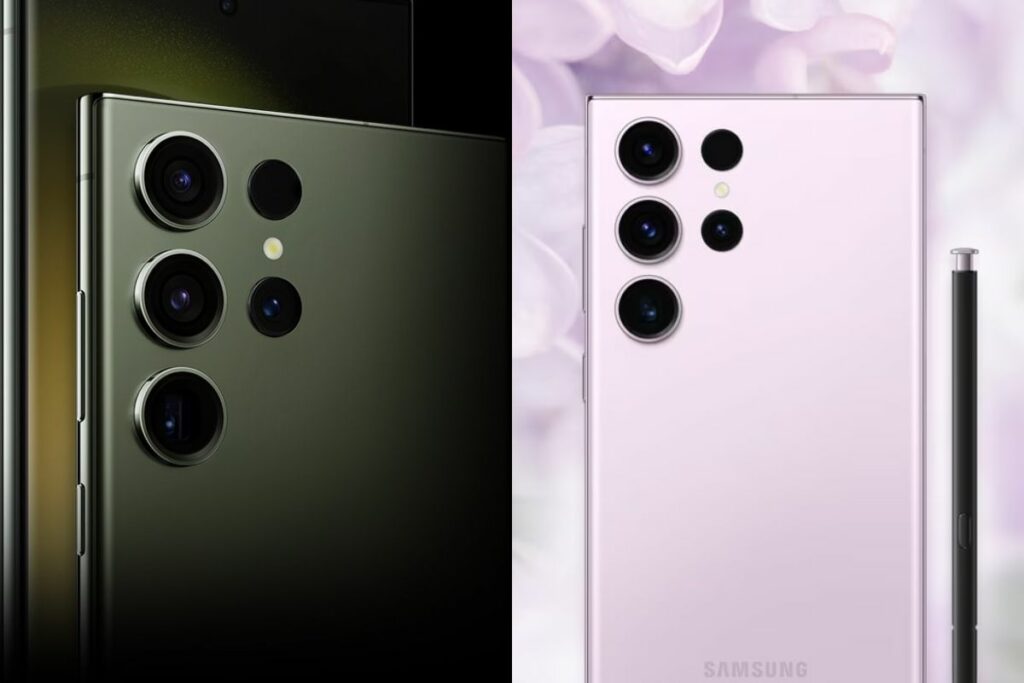 Samsung Galaxy S23: design da câmera.