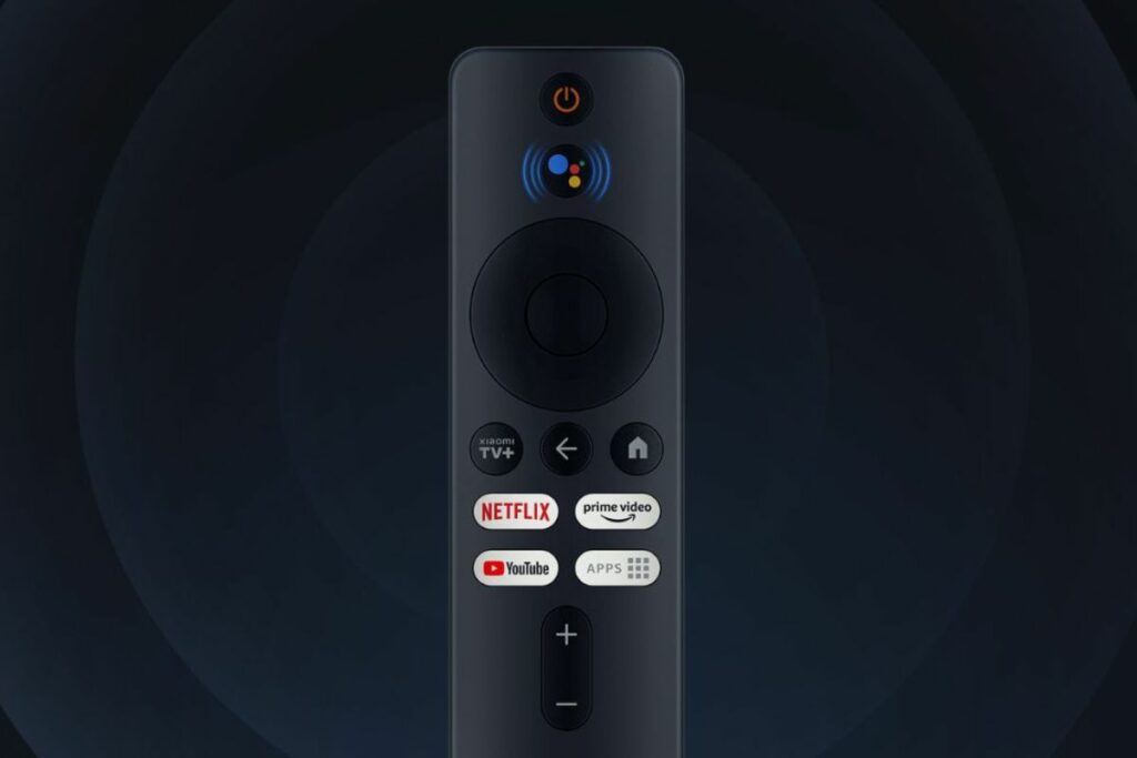Mi Stick TV: controle remoto.