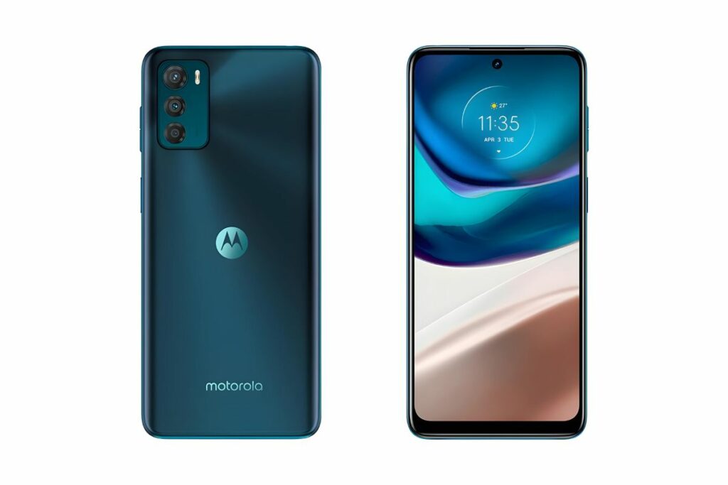 Motorola Moto G42: design e tela.