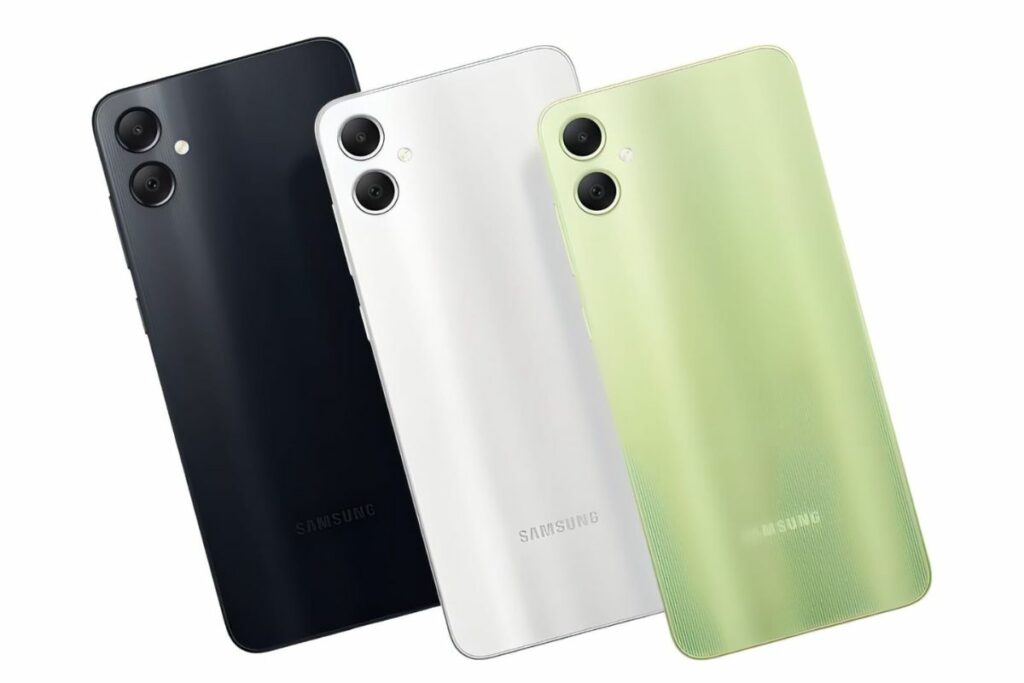 Samsung Galaxy A05: design com três cores