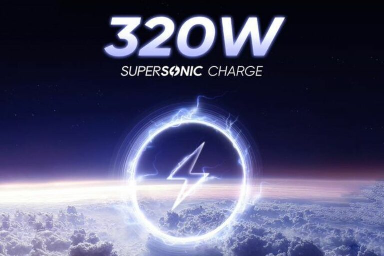 Realme apresenta carregador SuperSonic de 320W: recarga completa 5 minutos