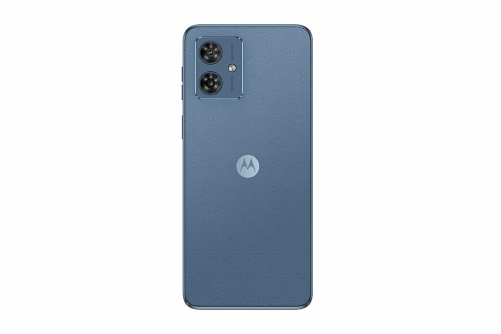 Motorola Moto G54: design na traseira.