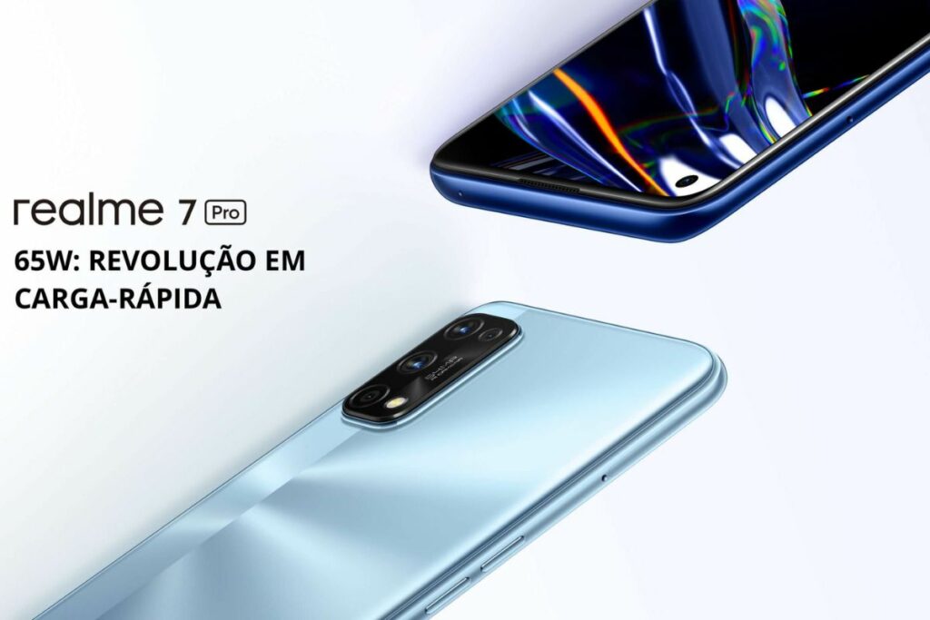 Realme 7 Pro: carregamento.