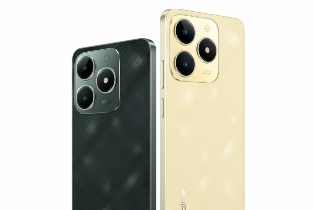 Realme C61: design