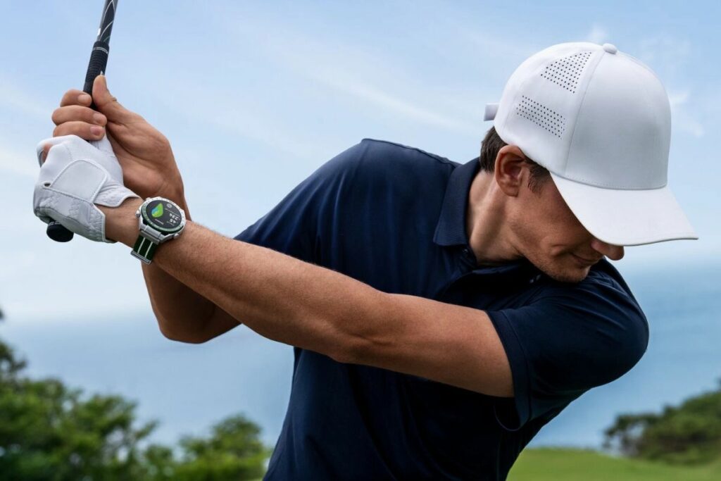 Huawei Watch Ultimate: modo mapeamento campo de Golfe.