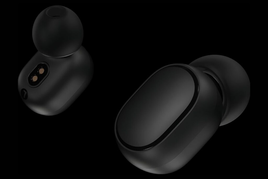 Mi True Earbuds Basic 2: design dos fones de ouvidos.